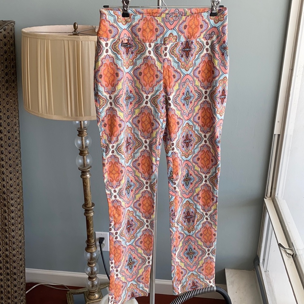 Colorful stretch pants!